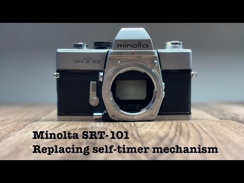 Minolta SRT-101 - How to replace defective self-timer assembly