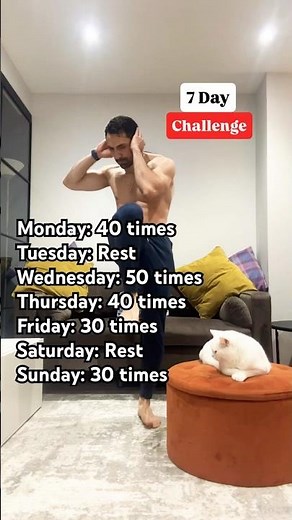 Do This 7 Day Simple Workout Challenge For Beginners At Home!
