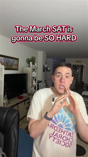 Is it true that the March SAT will be extremely hard? YES. #sat #satprep #sattutor #digitalsat #dsat