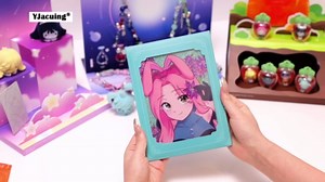 YJacuing Alien Stage Rabbit Series Acrylic Art Board - 6.5 x 4.7 Inch Glitter Anime Standee, Official ALNST Tabletop Artwork (Ivan)
