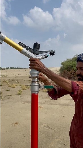 How to set up the Atom 42 Rain Gun for maximum coverage #irrigation #farming #agriculture #shorts