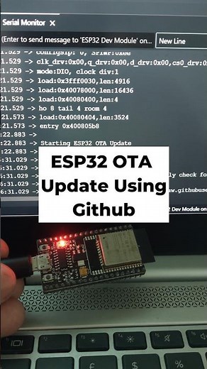 Easy ESP32 OTA Firmware Update with Github Cloud