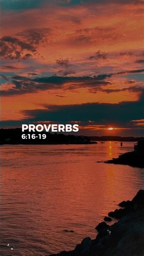 Evening Bible verse Proverbs 6:16-19 #bibleverse #promise #eveningprayer #biblequotes