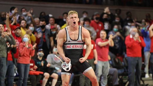 N.C. State tops Virginia Tech 21-10 in ranked ACC rivalry dual