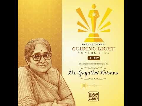 Gayathri Krishna | Guiding Light Award | HashHackCode