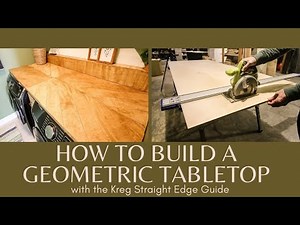 How to Make a Geometric Wood Table Top