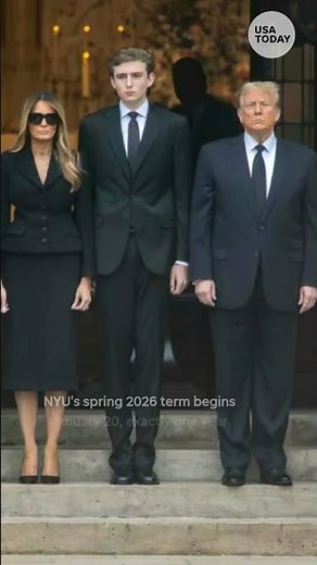 Barron Trump’s NYU spring 2026 term starts a year after Inauguration Day