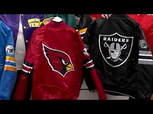 NFL Starter Satin Twill Snap Front Jacket on QVC