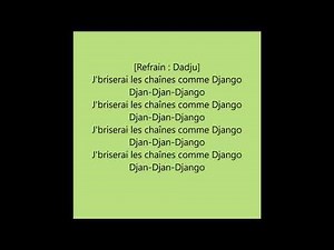 DADJU - Django ft. Franglish (Paroles/Lyrics)