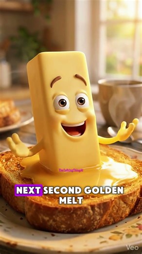 This toaster turns sleepy mornings into golden breakfasts in seconds 🍞🔥 #TalkingObjects #PixarStyle