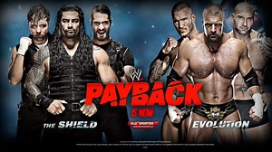 4.3K views · 487 reactions | *Especial Viudos De The Shield* Payback 2014 The Shield vs Evolution 3 vs 3 No Holds Barred Elimination Match - Revancha del evento anterior - Lucha no apta para caridiacos - 6 de los luchadores mas importantes de la WWE - En HD y español, la casa trae lo mejor #Childdrenn | La Casa Del Fanatico - WWE | Facebook