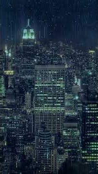 Rainy Night Ambience 🌙 4K – 2 Hours Relaxing Rain Sounds