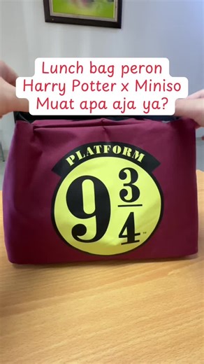 Review Tas Makan Harry Potter x Miniso