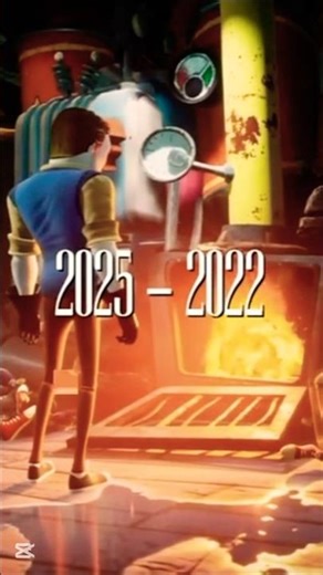 HELLO NEIGHBOR: 2016 vs 2025💀#helloneighbor #shorts