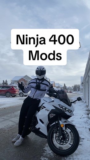 Here Are 5 Ways You Can Mod The Ninja 400 #motorcycle #ninja400 #bike #sportbike #kawasaki #mods #biketok #fyp #viralvideo