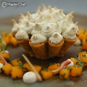 No you're not hearing things, Matt really is making a curry inspired dessert! We may not have known what half the ingredients were , but what he achIeved with them was spectacular! Find out if it secured him a place in the #MasterChefTheProfessionals Finals over on BBC iPlayer 👉 https://www.bbc.co.uk/programmes/b00mx9xb | MasterChef UK