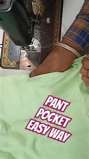 Pant Pocket Easy Method | Simple Stitching Trick 👖✂️