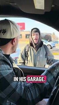 Offering help to a homeless panhandler