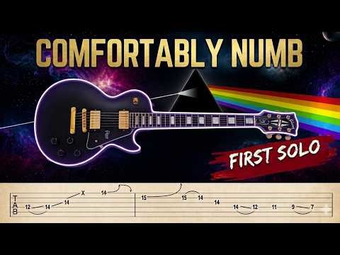 How to Play Comfortably Numb First Solo (Step-by-Step Guitar Lesson)