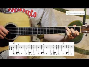 How to play Silent Night - Guitar Lesson - Carter Style