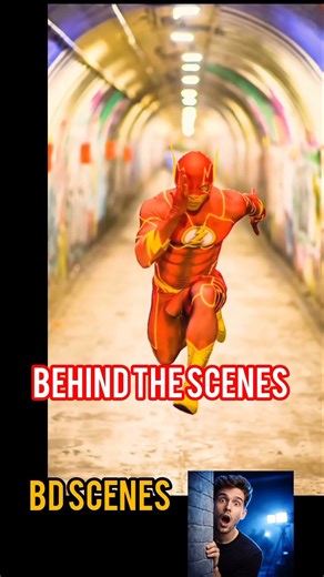 FLASH Behind The Scenes ⚡ Filming Inside Dark Underground Tunnels.