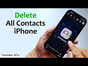 How to Delete All Contacts on iPhone