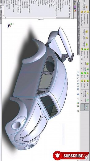Volkswagen car modeling in solidworks (coming soon)