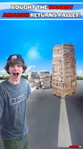 I Bought the Biggest Amazon Returns Pallet! | Connor TV