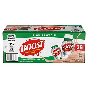 BOOST 20g High Protein Nutritional Drink, Strawberry 8 fl. oz., 28 ct. - Samsclub.com