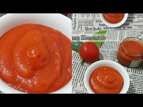 Saos tomat HOMEMADE||Saos tomat rumahan sehat tanpa bahan pengawet
