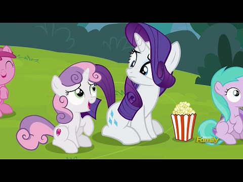 Rarity & Sweetie Belle at the puppet show - Forever Filly