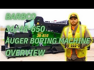 Barbco 36/48-650 Auger Boring Machine Overview