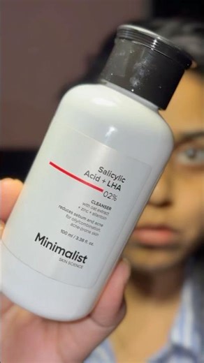 Minimalist salicylic acid + LHA 2% cleanser #shots