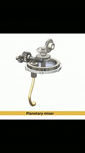 Planetary mixer Design Follow/share for more interesting design information videos Tech Zoo #trending #viralreels #reelsfb #technology #design #SolidWorks #education #engineering #tech #animation | Tech Zoo