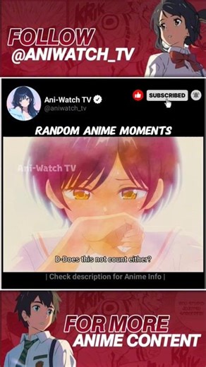 RANDOM ANIME MOMENT ||you cant be in a rom com with your childhood friend|| #animeedit #animemoments