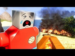 STRANDED ON A LEGO ISLAND! - Brick Rigs Multiplayer Gameplay