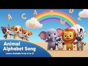 Animal Alphabet Song | Kids Songs & Nursery Rhymes