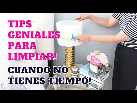 10 TIPS GENIALES PARA LIMPIAR MAS RAPIDO Y MEJOR! Tips de Experta en Limpieza