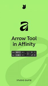 2.4K views | How to use the Arrow Tool in @affinity #affinity #madeinaffinity #affinitydesign #affinitydesigner #graficdesign #graficdesigners #illustrator #adobeillustrator | Studio Dufte | Facebook