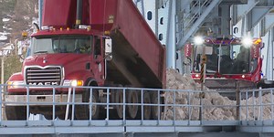 Portage Lake Lift Bridge snowmobile crossing now open for season