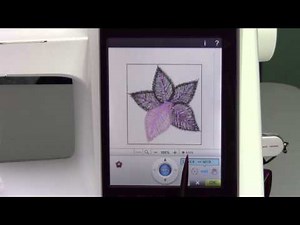 Husqvarna Viking Designer Ruby 82 Resizing Designs