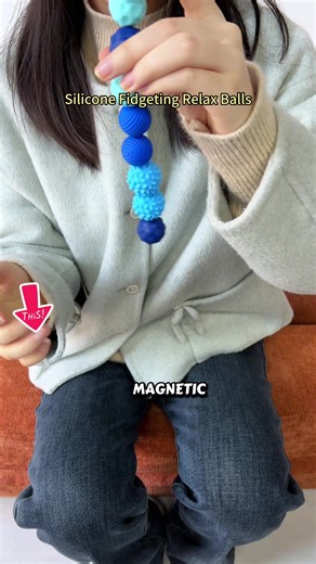 😍😍How are these magnetic silicone balls THIS fun to play with? #MagneticSiliconeBalls#ViralFidgetToys#FidgetTok#TikTokMadeMeBuylt
