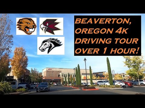 Beaverton, Oregon | 4k Drive Tour | Over 1 hour!