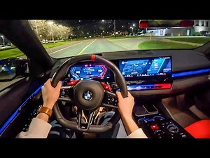 2025 BMW M5 - POV Night Drive (Binaural Audio)