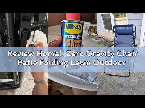 Review Homall Zero Gravity Chair Patio Folding Lawn Outdoor Lounge Gravity Camp Reclining Lounge Cha