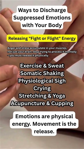 How to Release Suppressed Emotions (Using Your Body, Not Your Mind)