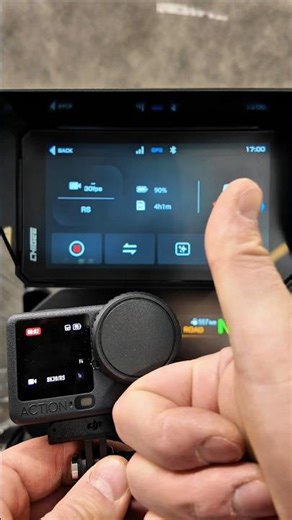 Chigee Aio-6 works with DJI Action 6 👍#chigee #djiaction6 #motorcycletech
