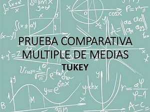 PRUEBA comparativa múltiple de medias de TUKEY en MINITAB e INFOSTAT