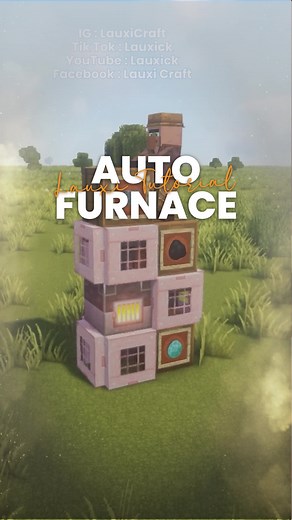 Cara Buat Auto Furnace - Tutorial Minecraft untuk Furnace Otomatis