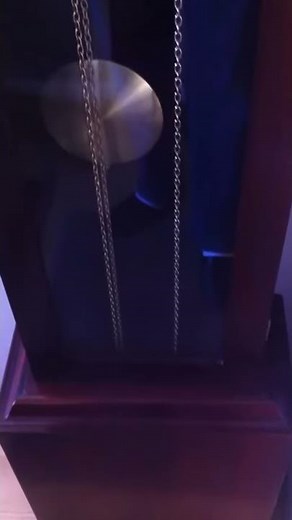 Grandfather clock chiming